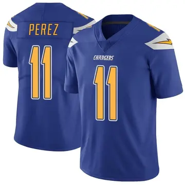 Men's Luis Perez Los Angeles Chargers Limited Royal Color Rush Vapor Untouchable Jersey