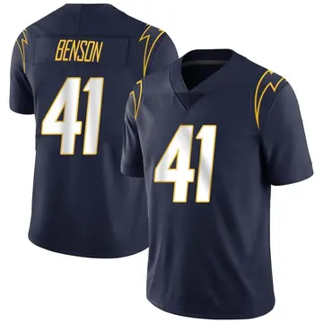 Men's Luke Benson Los Angeles Chargers Limited Navy Team Color Vapor Untouchable Jersey