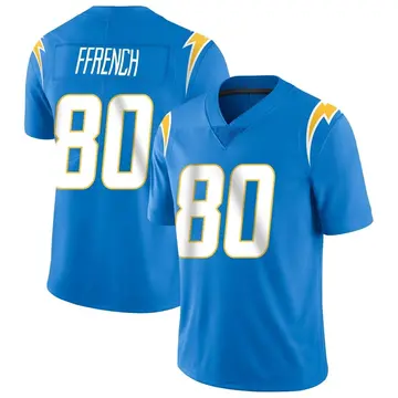 Men's Maurice Ffrench Los Angeles Chargers Limited Blue Powder Vapor Untouchable Alternate Jersey