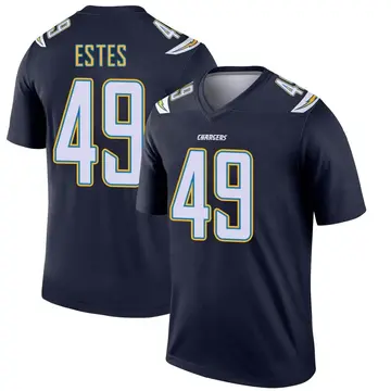 Men's Mike Estes Los Angeles Chargers Legend Navy Jersey