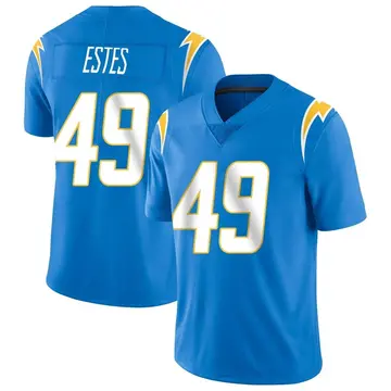 Men's Mike Estes Los Angeles Chargers Limited Blue Powder Vapor Untouchable Alternate Jersey