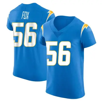 Men's Morgan Fox Los Angeles Chargers Elite Blue Alternate Vapor Untouchable Jersey