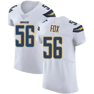 Lids Morgan Fox Los Angeles Chargers Fanatics Authentic Game-Used #56 White  Jersey vs. Las Vegas Raiders on December 4, 2022