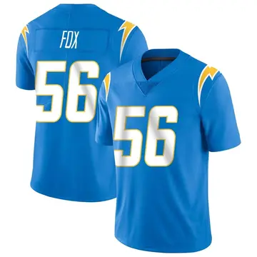 Men's Morgan Fox Los Angeles Chargers Limited Blue Powder Vapor Untouchable Alternate Jersey