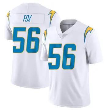 Men's Morgan Fox Los Angeles Chargers Limited White Vapor Untouchable Jersey