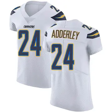 NFL Auction  Crucial Catch - Chargers Nasir Adderley Game Worn Jersey  (10/6/21) Size 40