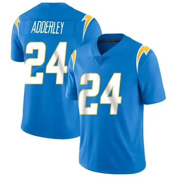 NFL Auction  Crucial Catch - Chargers Nasir Adderley Game Worn Jersey  (10/6/21) Size 40