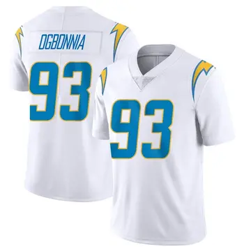 Men's Otito Ogbonnia Los Angeles Chargers Limited White Vapor Untouchable Jersey