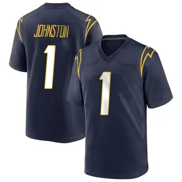 Men's Quentin Johnston Los Angeles Chargers Game Navy Team Color Jersey