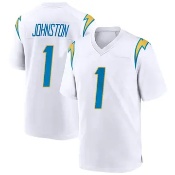 Men's Quentin Johnston Los Angeles Chargers Game White Jersey