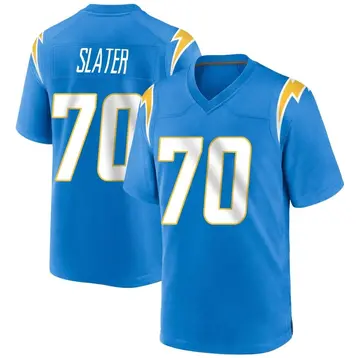 Men's Rashawn Slater Los Angeles Chargers Game Blue Powder Alternate Jersey