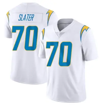 Men's Rashawn Slater Los Angeles Chargers Limited White Vapor Untouchable Jersey