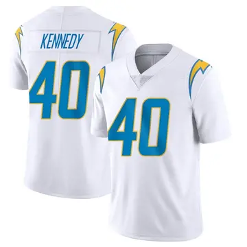 Men's Robert Kennedy Los Angeles Chargers Limited White Vapor Untouchable Jersey