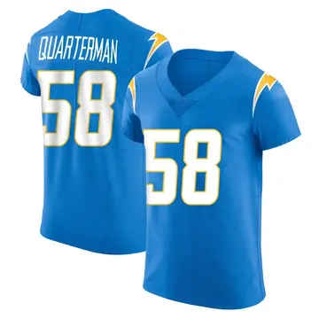 Men's Shaquille Quarterman Los Angeles Chargers Elite Blue Alternate Vapor Untouchable Jersey