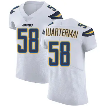 Men's Shaquille Quarterman Los Angeles Chargers Elite White Vapor Untouchable Jersey