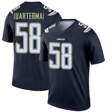 Men's Shaquille Quarterman Los Angeles Chargers Legend Navy Jersey