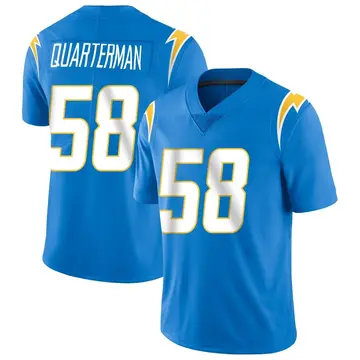 Men's Shaquille Quarterman Los Angeles Chargers Limited Blue Powder Vapor Untouchable Alternate Jersey