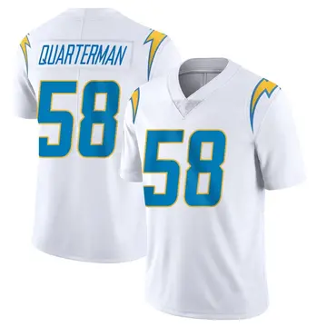 Men's Shaquille Quarterman Los Angeles Chargers Limited White Vapor Untouchable Jersey