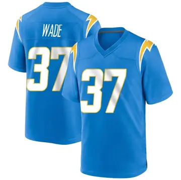 Men's Shaun Wade Los Angeles Chargers Game Blue Powder Alternate Jersey