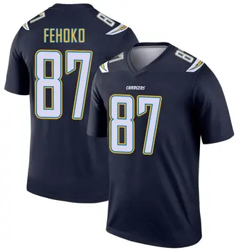 Men's Simi Fehoko Los Angeles Chargers Legend Navy Jersey