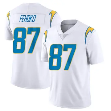 Men's Simi Fehoko Los Angeles Chargers Limited White Vapor Untouchable Jersey