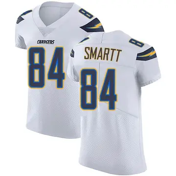 Men's Stone Smartt Los Angeles Chargers Elite White Vapor Untouchable Jersey