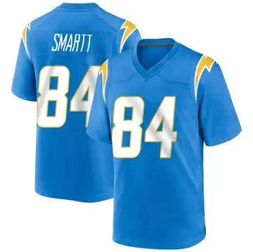 Men's Stone Smartt Los Angeles Chargers Game Blue Powder Alternate Jersey