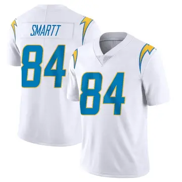 Men's Stone Smartt Los Angeles Chargers Limited White Vapor Untouchable Jersey