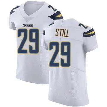 Men's Tarheeb Still Los Angeles Chargers Elite White Vapor Untouchable Jersey