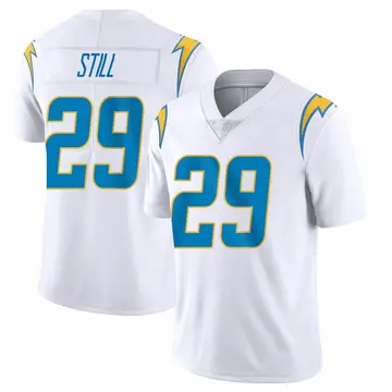 Men's Tarheeb Still Los Angeles Chargers Limited White Vapor Untouchable Jersey