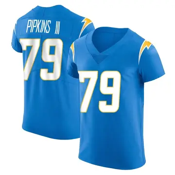 Men's Trey Pipkins III Los Angeles Chargers Elite Blue Alternate Vapor Untouchable Jersey