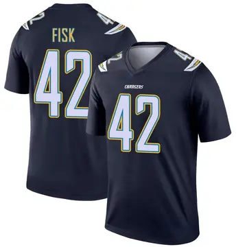 Men's Tucker Fisk Los Angeles Chargers Legend Navy Jersey