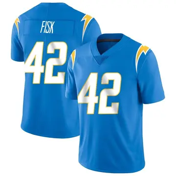 Men's Tucker Fisk Los Angeles Chargers Limited Blue Powder Vapor Untouchable Alternate Jersey