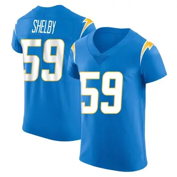 Men's Ty Shelby Los Angeles Chargers Elite Blue Alternate Vapor Untouchable Jersey