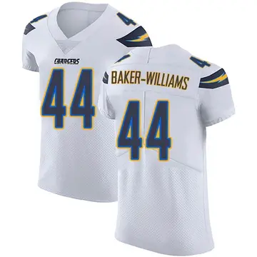 Men's Tyler Baker-Williams Los Angeles Chargers Elite White Vapor Untouchable Jersey