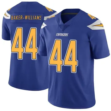 Men's Tyler Baker-Williams Los Angeles Chargers Limited Royal Color Rush Vapor Untouchable Jersey