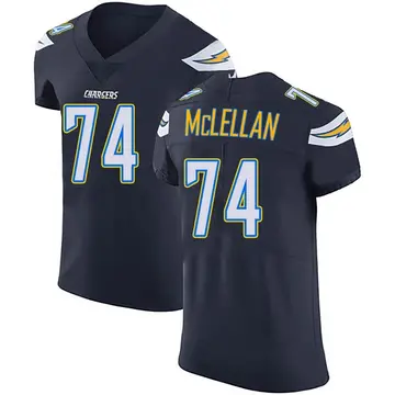 Men's Tyler McLellan Los Angeles Chargers Elite Navy Blue Team Color Vapor Untouchable Jersey