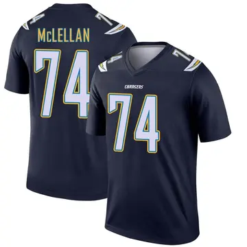 Men's Tyler McLellan Los Angeles Chargers Legend Navy Jersey