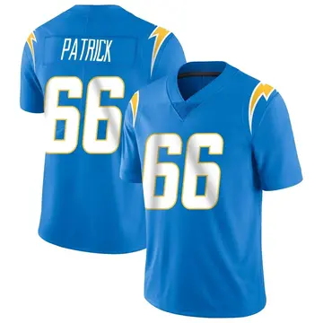 Men's Willis Patrick Los Angeles Chargers Limited Blue Powder Vapor Untouchable Alternate Jersey