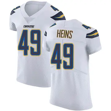 Men's Zach Heins Los Angeles Chargers Elite White Vapor Untouchable Jersey