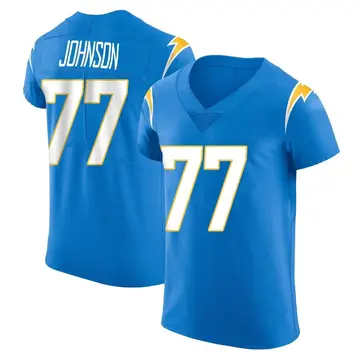 Men's Zion Johnson Los Angeles Chargers Elite Blue Alternate Vapor Untouchable Jersey