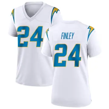 Women's AJ Finley Los Angeles Chargers Game White Jersey