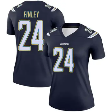 Women's AJ Finley Los Angeles Chargers Legend Navy Jersey