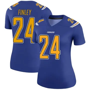 Women's AJ Finley Los Angeles Chargers Legend Royal Color Rush Jersey