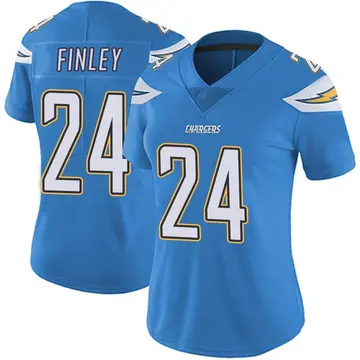 Women's AJ Finley Los Angeles Chargers Limited Blue Powder Vapor Untouchable Alternate Jersey