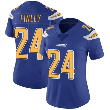 Women's AJ Finley Los Angeles Chargers Limited Royal Color Rush Vapor Untouchable Jersey