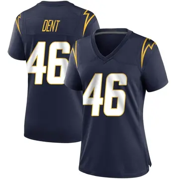 Women's Akeem Dent Los Angeles Chargers Game Navy Team Color Jersey