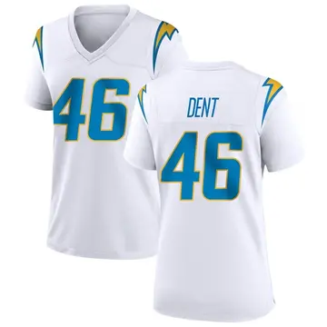 Women's Akeem Dent Los Angeles Chargers Game White Jersey