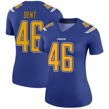 Women's Akeem Dent Los Angeles Chargers Legend Royal Color Rush Jersey