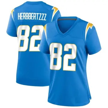 Women's Alex Erickson Los Angeles Chargers Game Blue Powder Alternate Jersey